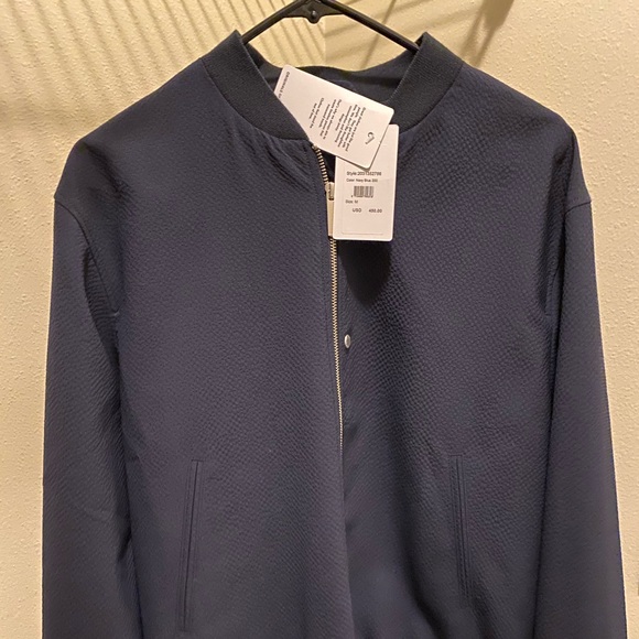 No Nationality Blue Bomber Jacket